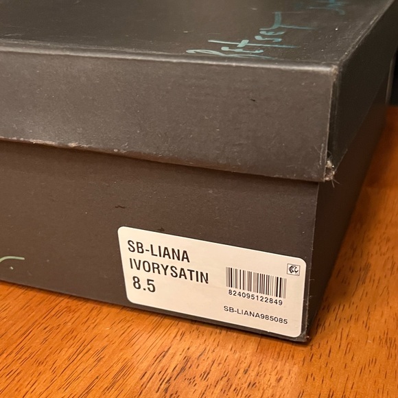 Betsy Johnson Satin BRIDE Sneakers - Picture 6 of 6